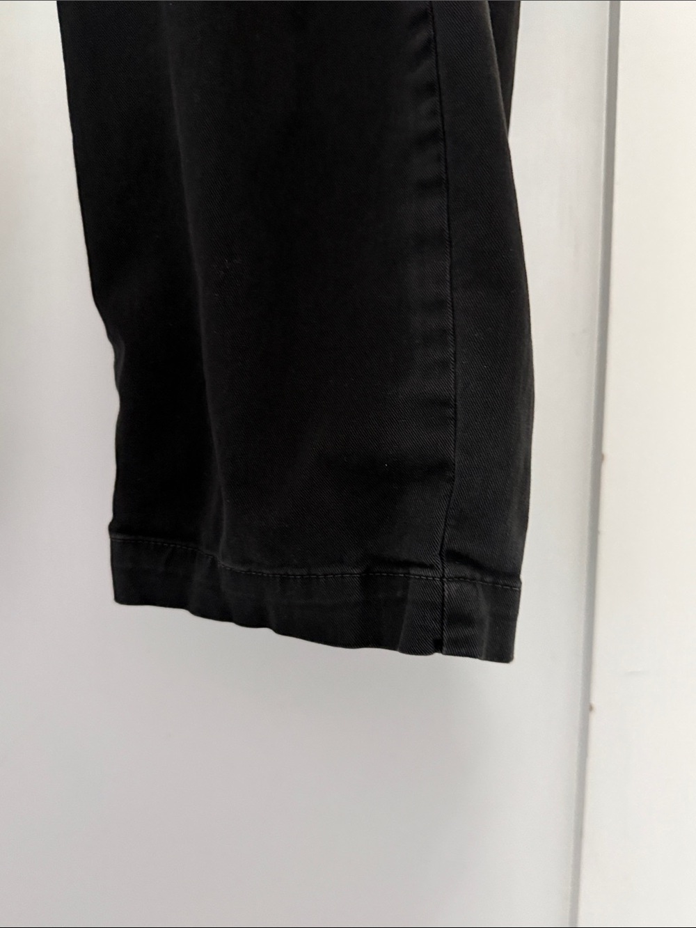 Nili Lotan Tel Aviv Black Cotton Cropped Pants Size 10 - Picture 4 of 5